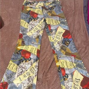 I AM GIA RESORT CHERRY PANTS NEVER WORN SIZE L